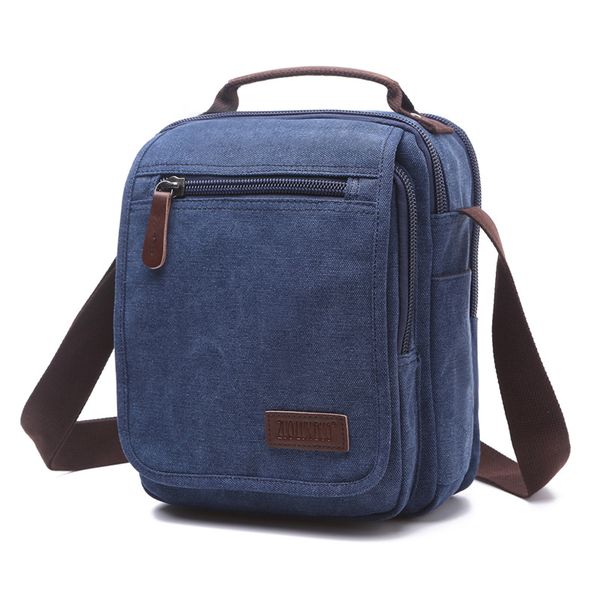 032318 new man canvas shoulder bag male small messenger bag